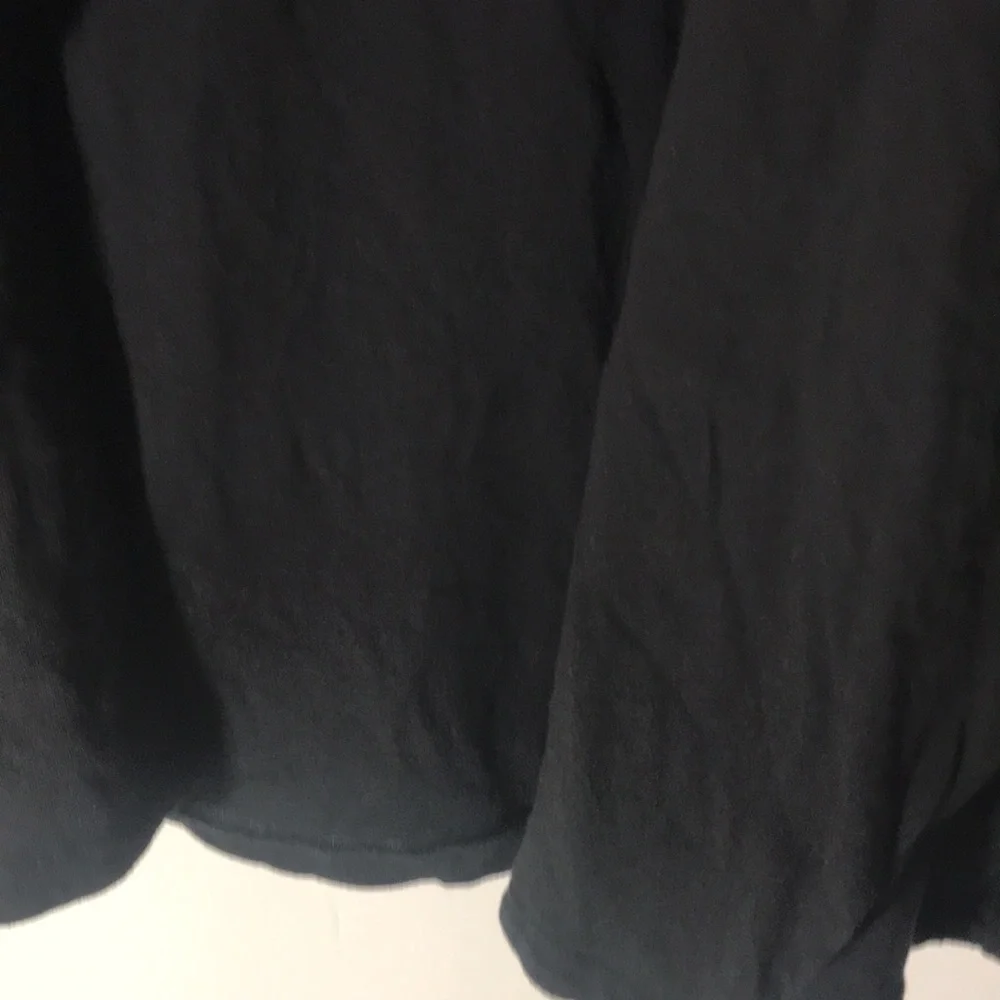 J.Crew draped cardigan black size small opened long sleeve dark academia